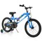 18 Inch Kids Bike LED Lighted Adjustable with Training Wheels for 4-8 Years Old Kids - 52.5" L x 21.5" W x 30" H